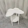 Mesa de Centro Borboleta para Casa Rack de Armazenamento de Cabeceira para Quarto Mesa Lateral para Sala de Estar Apartamento Pequeno Mesa de Centro de Plástico com Armazenamento Multicamadas