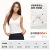 Sexy camisola estilo americano con copas para mujer, escote en V, ajustada, que realza la figura, con una espalda bonita, sexy y se puede usar como prenda exterior