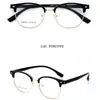 Gafas de Montura Cuadrada de Moda para Hombre en TR90 Montura de Gafas Estilo Xiaohongshu Tendencia Montura Completa de Aleación