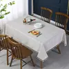 Mantel de Mesa Pastoral Francés Rectangular Impermeable Anti-quemaduras y a Prueba de Aceite Mantel para Mesa Auxiliar de Comedor Fácil de Limpiar