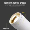 Focos LED de riel con foco ajustable personalizados por el fabricante para restaurantes y museos, luces COB de alto brillo montadas en superficie con zoom de dos cables