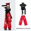 Traje de Baile de Jazz para Niñas Conjunto de Moda para Street Dance Moderno Genial para Niñas Disfraz de Pasarela para Baile