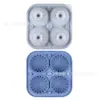 Suministro Exclusivo Transfronterizo de Moldes de Hielo de Silicona, Moldes de Cubitos de Hielo Prismáticos con Forma de Granada de Whiskey para Fiestas de Bar y Uso en Casa