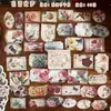 Adesivos Zaomao Embalados Coisas Antigas Coleção Tempo Diário Retrô Material DIY Adesivos de Decoração 40 Folhas por Pacote 4 Estilos para Escolher