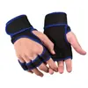 Guantes de Fitness, Protección Antideslizante en la Palma, Equipo de Mancuernas para Gimnasio, Ejercicio de Levantamiento de Pesas, Correas Extendidas para la Muñeca, Protección de Mano para Barra de Entrenamiento