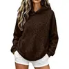 Sudadera de color liso con estampado floral 3D, con capucha, nueva, transfronteriza europea y americana, moderna, a la moda, casual, holgada, de manga larga