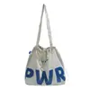 2026 Nuevo Estilo Coreano Bolsa de Nylon con Cordón para Mujer Bolsa Tote de Gran Capacidad Versátil para Viajes Diarios Bolso de Hombro Único Bolso de Mano de Almacenamiento