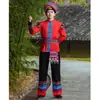 Cor de Bordo Cor de Bordo 56 Fantasias de Minorias Étnicas para Adultos, Estilo Masculino, Miao, Zhuang, Tujia, Yao, Dong, Mongol
