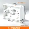 Panel de Toma de Corriente con Interruptor Tipo 118, Toma de 16A de Seis Orificios Estándar Americano, Toma de Corriente con Interfaz USB Estándar Americano, Panel de Interruptor de Pared