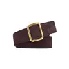 Cinturón de Gamuza Genuina Vintage para Mujer para Sacos, Abrigos y Jeans - No Requiere Perforación