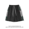 2025 Verano Delgados de Moda Estilo Ins Hong Kong Sueltos Casuales Nuevos Versátiles Secado Rápido Diseño Shorts de Cinco Puntos