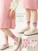Calcetines para niños otoño e invierno Nuevos calcetines para niños y niñas rosa melodía modernos lindos calcetines para bebé calcetines para niños calcetines de longitud media