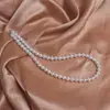 Colar Pingente Coração em Prata S925 com Madrepérola Branca Australiana de Profundidade, Estilo Clássico Fashion e Versátil