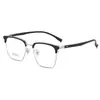 544mm Nuevo Marco Cuadrado Ultra Ligero Tr90 para Cejas Gafas para Miopía Hombres Negocios Montura Completa Marco de Gafas Danyang Venta al por Mayor