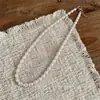 Elegancia Francesa Perla Grano de Arroz Collar Lujo Ligero Sensación de Alta Gama Retro Otoño/Invierno Cadena para Clavícula Diseño Simple Sentido Collar Accesorio para Mujer