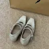 Zapatos Mary Jane de Tacón de Gato Estilo Francés de Diseño de Nicho para Mujer 2026 Nuevos Zapatos Individuales Retro Cómodos de Punta Cuadrada Bajos para Mujer