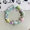 Fornecimento de fábrica pulseira de cerâmica antiga dobrada dupla pulseira de uso literário retrô novo chinês vento frio doce legal uso duplo