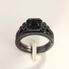 Nuevo Par de Anillos con Circonita Incrustada de Xiaohongshu para Mujer, Accesorios de Boda de Lujo Accesible, Estilos de Banquete de Moda y Populares al por Mayor