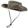 Sombrero de vaquero occidental de gran borde transfronterizo, sombrero de pescador, sombrero de montañismo, sombrero de protección solar, sombrero de acampada al aire libre, sombrero de montañismo para hombres y mujeres