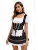 Populares Trajes Alemanes Europeos y Americanos de Oktoberfest Badalia Vestido Étnico de Sirvienta Trajes de Performance Escénica