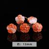 Jingde joyería jade rojo del sur natural tallado cuentas sueltas individuales accesorios garra de gato valiente cuentas para joyería diy al por mayor