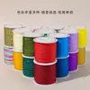 No. Cuerda Trenzada Hilo de Jade 72 Hilos 0.8mm Nylon Hilo Tejido a Mano Hilo para Colgante DIY Cuerda Roja Accesorios de Nudo Chino Hilo al por Mayor
