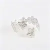 Pulsera de Brazo Ancha con Flor de Camelia de Nuevo Estilo de Nicho Transfronteriza para Mujeres, Joyería al por Mayor
