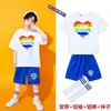 Traje de Cheerleading Infantil para Jogos Infantis Traje em Grupo para Jardim de Infância Traje de Cheerleading Dança Jazz