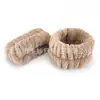 Terciopelo de coral diadema elástica correa de muñeca traje lazo lavado de cara banda para el pelo impermeable mancha accesorios para el pelo nuevo estilo coreano