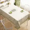Mantel Minimalista Impermeable a Prueba de Aceite Lavable Esterilla de Mesa Rectangular para Mesa de Comedor Tela de Mesa de Café de Lujo Ligero de Gama Alta para Uso en el Hogar