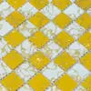 Mosaicos de vidrio cristalino piezas pequeñas para paredes de fondo, baño, pegatinas para paredes de piscina, estanque de peces autoadhesivo, rompecabezas de piscina