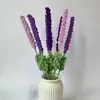 Ramo de Lavanda Terminada Transfronterizo Flores Hechas a Mano Día de San Valentín Día de San Valentín Chino Navidad Ramo de Hilo de Lavanda Tejido