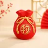 Jarrón de espiga de trigo al por mayor, bolsa de dinero de paz y fortuna, jarrón de flores secas de frutos rojos, decoración para la entrada de la sala de estar, regalo de inauguración