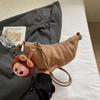Bolsa Fosca Estilo Western Retrô Feminina Grande Capacidade Outono 2025 Nova Bolsa Transversal de Nicho Bolsa Dumpling para o Dia a Dia