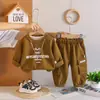 Moda Otoñal para Niños Ropa Infantil Larga 0-5 Años 1 Nuevo Elegante Niño Bebé Ropa Estilo Primavera Otoño Conjunto de Dos Piezas Moderno