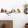 FX-D426 combinación de pájaros de rama de dibujos animados sala de estar pared de fondo de TV embellecedora pegatinas de pared decorativas al por mayor autoadhesivas