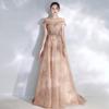 Vestidos de Noche Europeos y Americanos, Nuevos Estilos de Verano para Banquetes, Vestidos para Brindis de Compromiso, Atuendos de Presentación para Anfitrionas, Vestidos de Dama de Honor de Celebridades, Vestidos para Fiestas Anuales