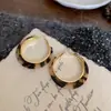 Brincos Grandes Circulares com Estampa de Leopardo Retrô, Bonitos e Lindo, Estilosos, Moda de Alto Padrão, Versáteis Brincos Retrô Exquisitos