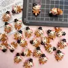 Accesorios para Uñas de Dibujos Animados Maullido de Animal Pequeño Uñas Portátiles para Niños Pendientes Accesorios para Dedos de Árbol Hechos a Mano DIY Transfronterizo