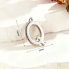 Pingentes de Letra Espelhados em Aço Inoxidável A-Z em Estoque, Cor Dourada 18K, Acessórios de 26 Letras Pingentes para Joias DIY