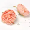 Flores Artificiales Retro Europeo Cabezas de Flores de Peonía Flores Artificiales Materiales DIY Flores de Boda de Gama Alta Realistas Arte Floral Decorativo
