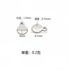 Ventas Directas de Fábrica Transfronterizo Nuevo Disco de Agujero Pequeño Colgante Redondo Acero Inoxidable Colgante de Collar DIY Joyería al por Mayor