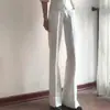 Calça Social Reta 2026 Simples Casual Caimento Masculina Masculina Outono Inverno Preto Micro Flare Calça de Alto Padrão