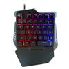 Fabricantes para teclado retroiluminado com fio G7 com uma mão, teclado de jogo Glory of the King Chicken, teclado luminoso colorido