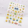 Camuflaje 5D en relieve dibujos animados lindos pegatinas para uñas sanliou coolomi gato KT Pooh stitch calcomanías para uñas