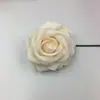 Flor de Rosa de Espuma Simulada 8cm con Tallo Flor Artificial Pe Ramo de Boda Flor de Pasillo Fabricante Venta al por Mayor