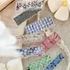 Cinta troquelada Yanji PET, Serie de Colores Tejidos, Aspecto de Tela Mate, Pegatinas Reutilizables para Decoración de Diarios DIY, 6 Diseños