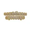 Rejillas Dentales de Hip-Hop Europeas y Americanas Transfronterizas Amazon Rejillas Dentales de Hip-Hop con Circonita Microincrustada de 10 Dientes Accesorios de Hip-Hop para Halloween