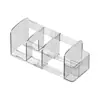 Soporte de libro de escritorio, estantería transparente acrílica para estudiantes, estante de almacenamiento de escritorio, organizador de archivos para oficina y dormitorio