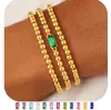 Pulseiras de 12 Pedras de Nascimento Amazon Transfronteiriças, Modernas e Únicas, Estilo Europeu e Americano de Nicho, Pulseiras Elásticas Empilháveis para Mulheres